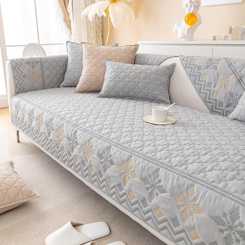 Sofa Cushion Universal In All Seasons, Light Luxury In Summer, American Bohemian Non-Slip Fabric Cover Towel, Seat Cushion Cushion Cover