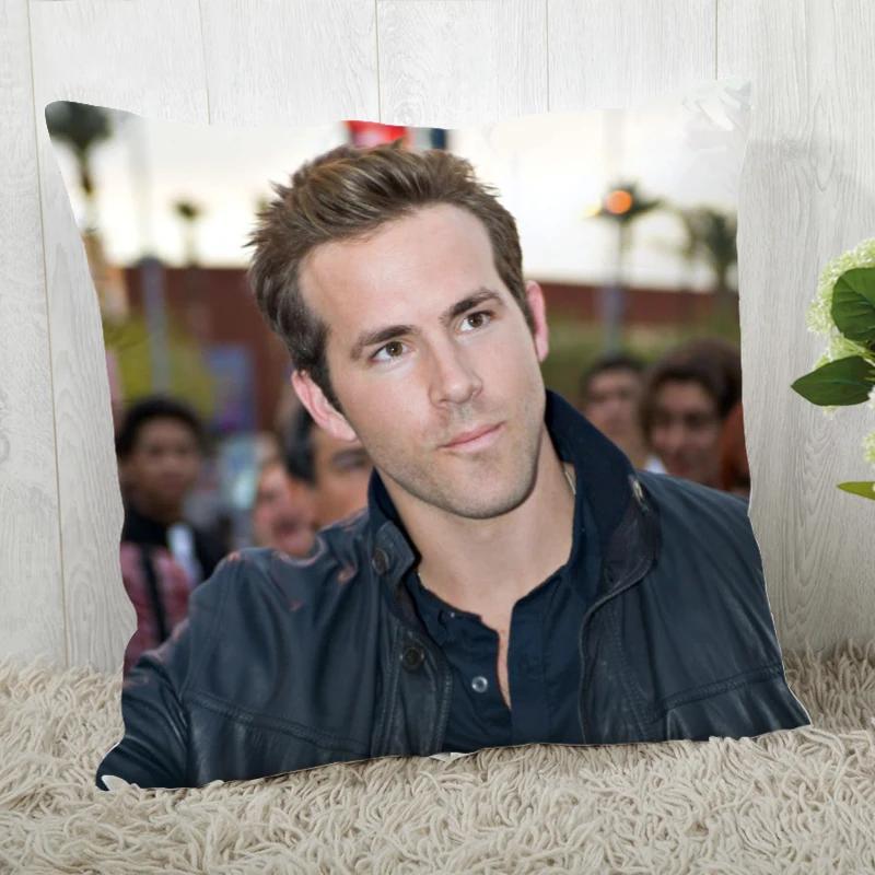 High Quality Custom Decorative Pillowcase Ryan Reynolds Square Zippered Pillow Cover 35x35cm 45x45cm