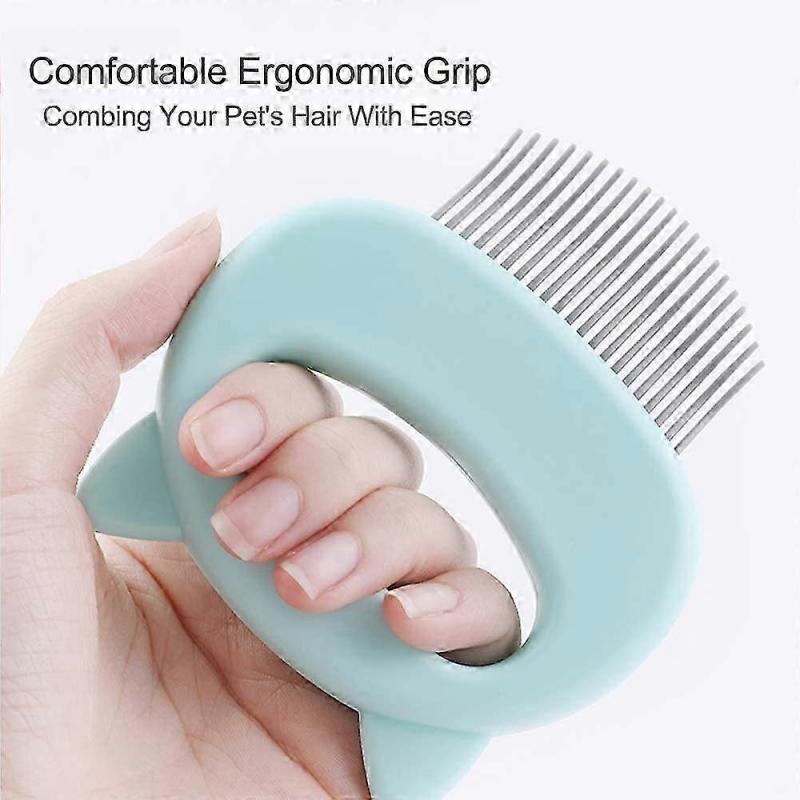Cat Comb Massager Pet Hair Removal Massaging Shell Comb Massage Tool
