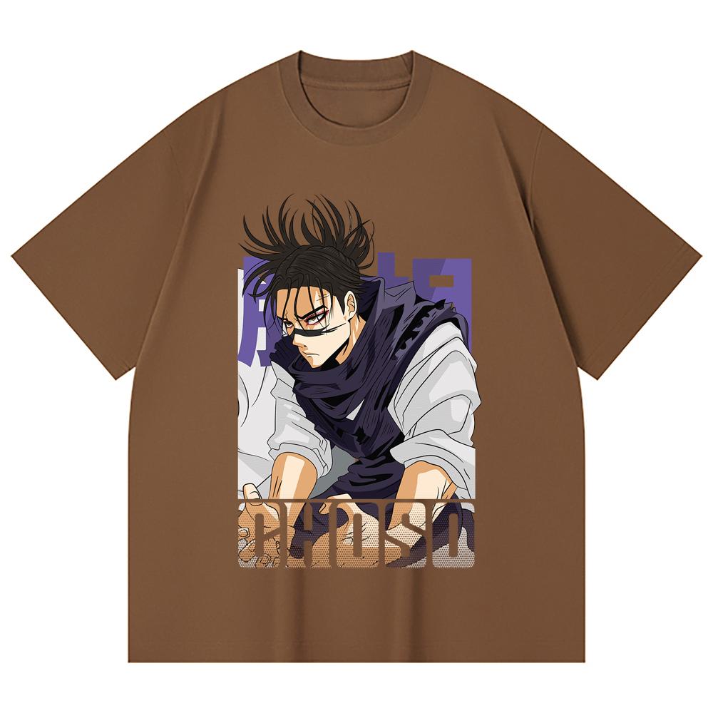 230 Gsm 100% Katoen Jujutsu Kaisen V29 Choso Print Unisex Zwaar Katoen T-shirt