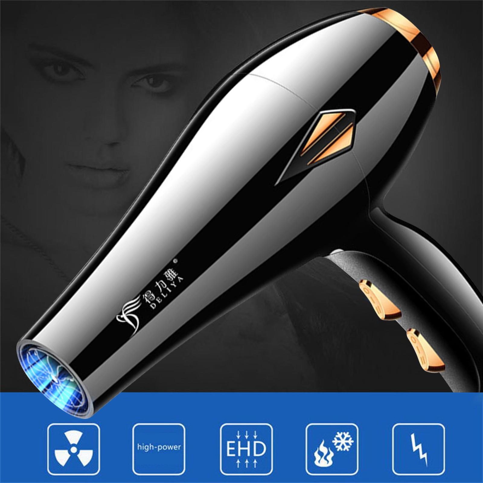 2200 Вт Фен Бытовой Фен Салон Насадка Путешествия Красота чёрный — фото 4