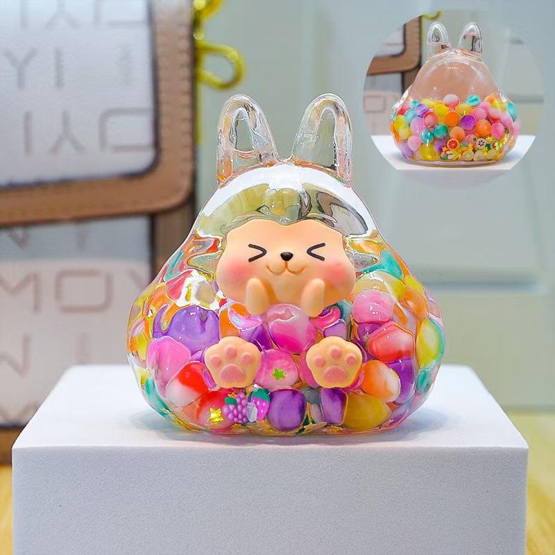 

Акрил в масло Tata Quicksand Украшение Светящиеся в темноте Взрывчатые игрушки для бутылок Quicksand разноцветный