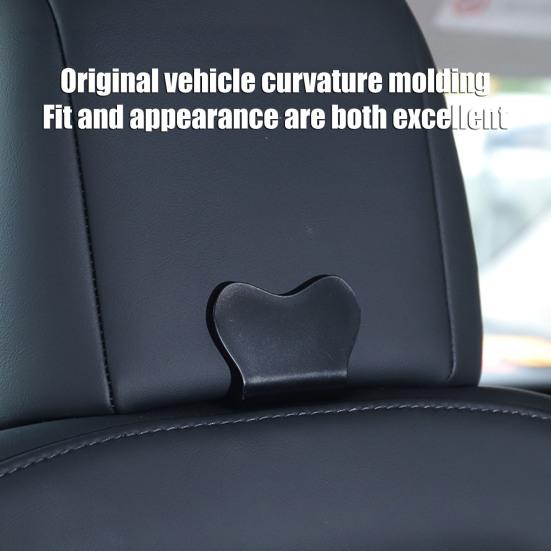 2 Τεμάχια Γάντζοι Κάθισμα Αυτοκινήτου για Tesla Model 3/Y/X/S Αξεσουάρ Οργανωτής Κρεμάστρα Προσκέφαλου Αυτοκινήτου για Τσάντες Χειρός Τσάντα Πλάτης Πορτοφόλι Ψώνια