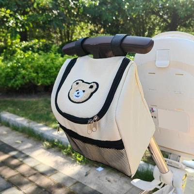 Sac Suspendu Universel pour Poussette Bébé - Rangement Grande Capacité pour Poussettes Canne & Landau