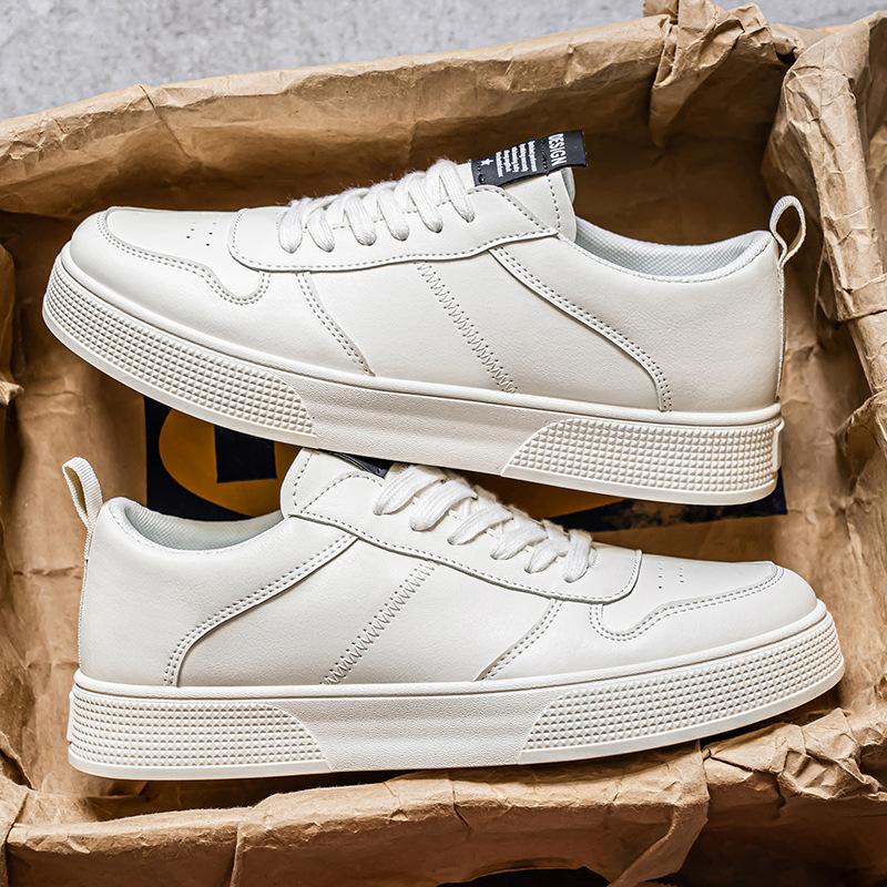 Men's shoes 2025 autumn new breathable casual leather shoes Korean version trendy versatile shoes men's sports trendy shoes