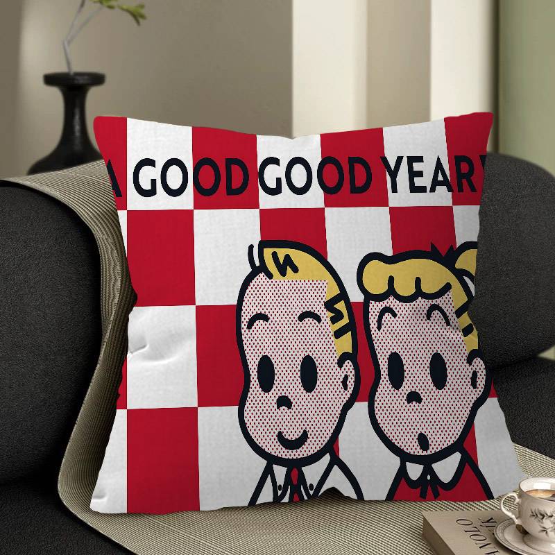 

Fashion O-OSAMU G-GOODS Stitch Lucky Dragon pillow cover sofa cushion cover home room decoration children gift 12x12Inch