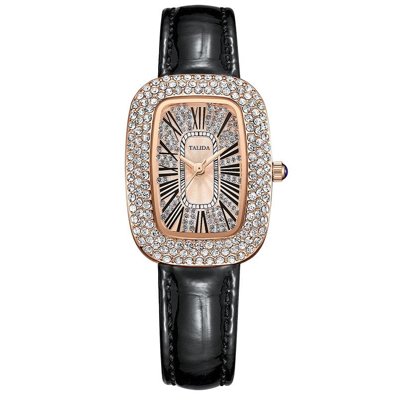 Douyin Luxury Paved Diamond Women's Waterproof Quartz Watch