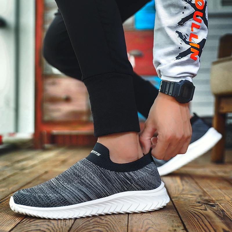 35-46 Unisex Sports Shoes Breathable High Elastic Socks, Flying Loafers, Ultra -lightweight Women's Sports Shoes