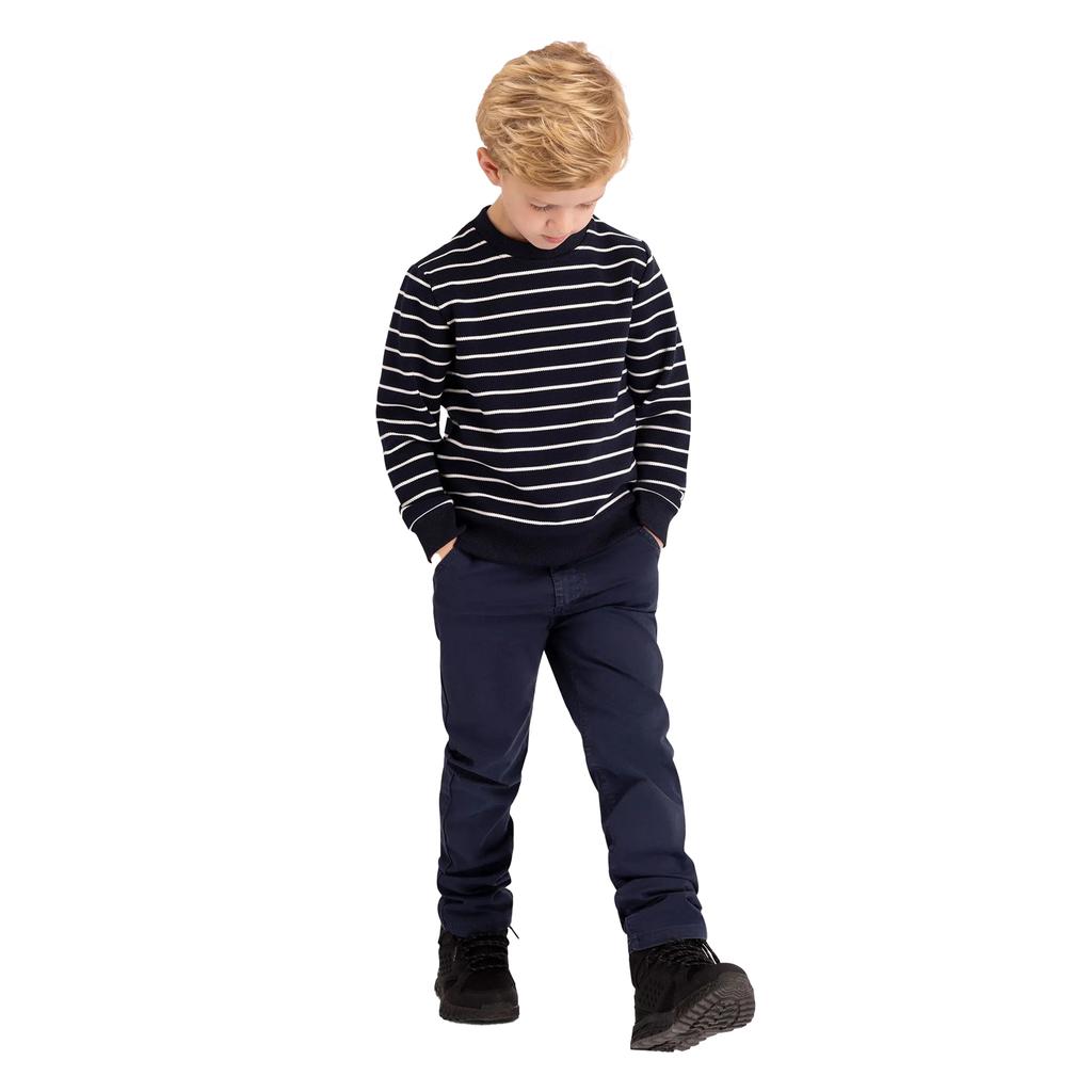 Boys Broadleaf Contrast Striped Long-Sleeved Top