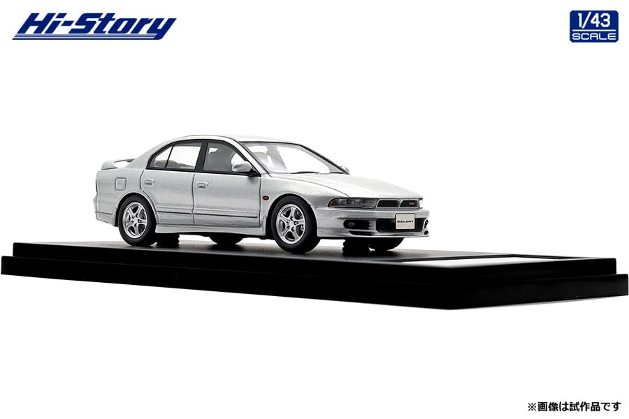 INTERALLIED Hi Story 1/43 Mitsubishi GALANT VR-4 (1996) Hamilton Silver Finished Model HS513SL