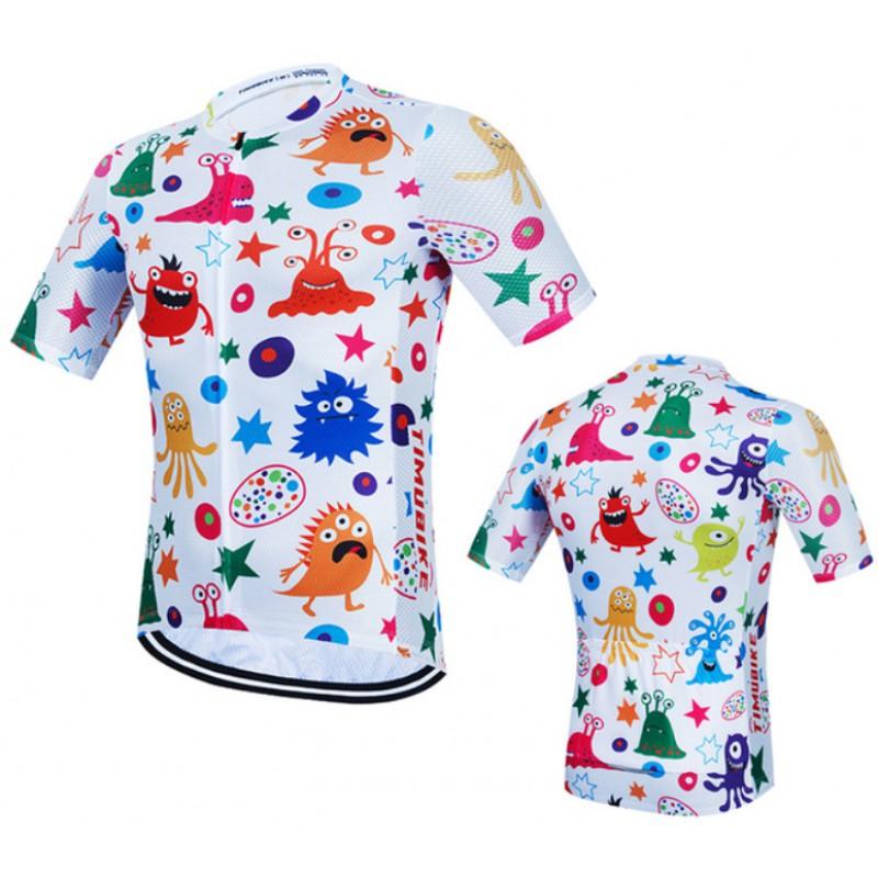 Men Women Cycling Jersey Short Sleeve Bike Shirt Breathable Quick Dry Road Mountain Riding