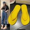 Beach Sandals Summer Flip Flops for Women Slippers Cute Candy Color Indoor Flat Shoes Men Beach Slippers Non-slip Soft Sole