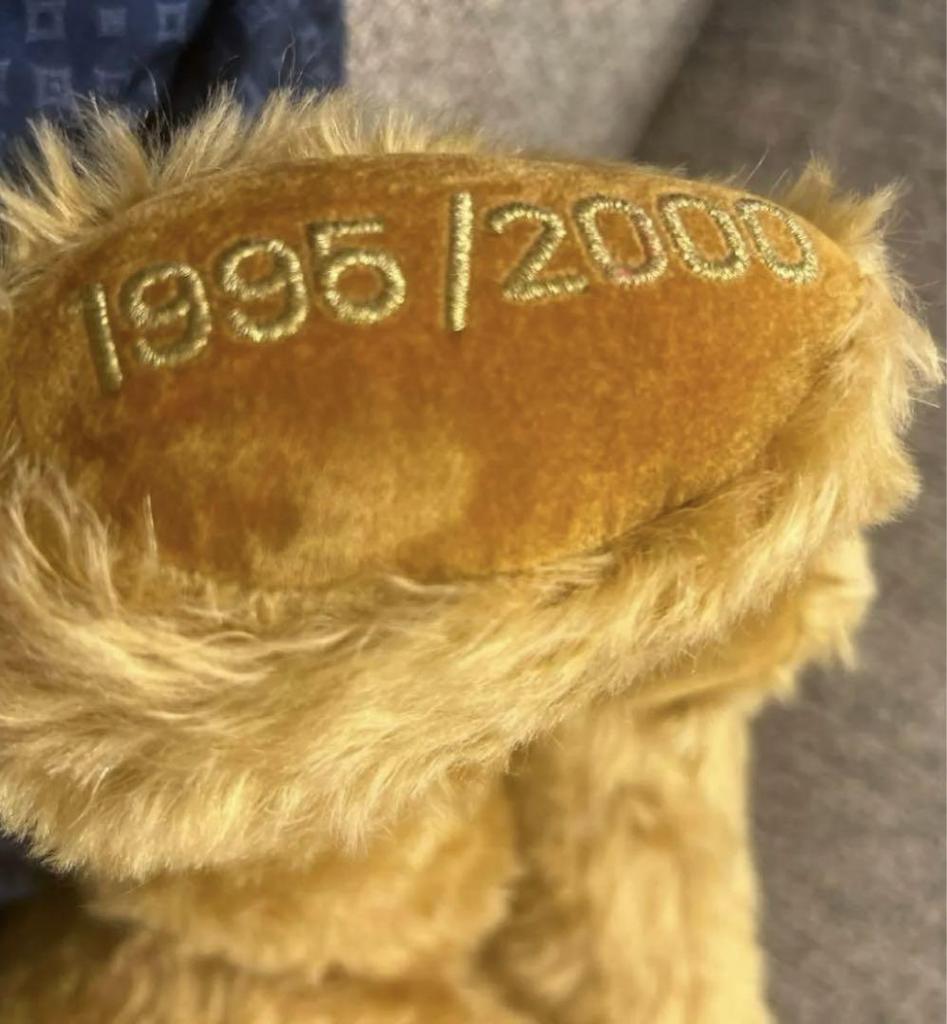 [USED] Extremely Rare! HERMAN Teddy Bear with Serial Number