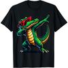 Dabbing Crocodile with Sunglasses Alligator Animal T-Shirt(1)