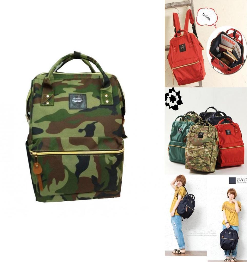Canvas Fashion Students Backpack Unisex High Quality Waterproof School Bag
