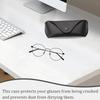 Fashionable Eyeglass Pouch Soft PU Leather Sunglasses Case for Men and Women On-the-Go
