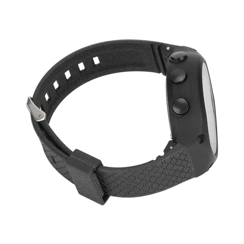 Sports Watch Waterproof LCD Backlight Display Digital Intelligent Watch for Men Running Cycling Daily Black Dial Black