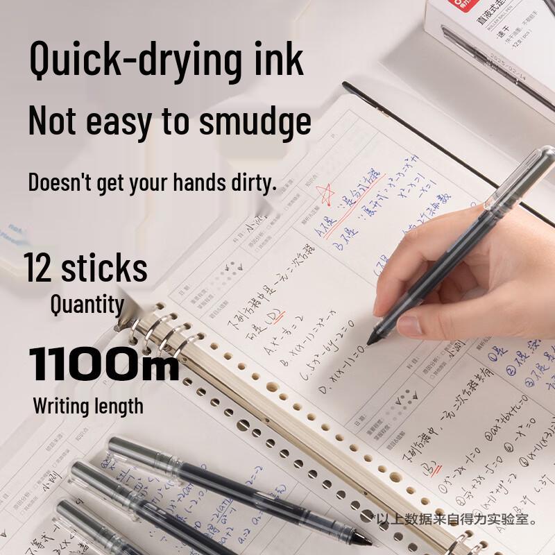 Deli SF855 Direct Liquid Rollerball Pen
