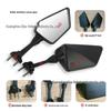 Compatible Rearview Mirror for Kawasaki NINJA250R Horizon Small Ninja EX250
