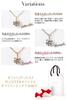 PLUSTER Featured in GINGER with a Single Diamond in 10K White Gold and a Genuine Gold Chain Simple and Perfect for or as a Gift Box Women's Necklace,