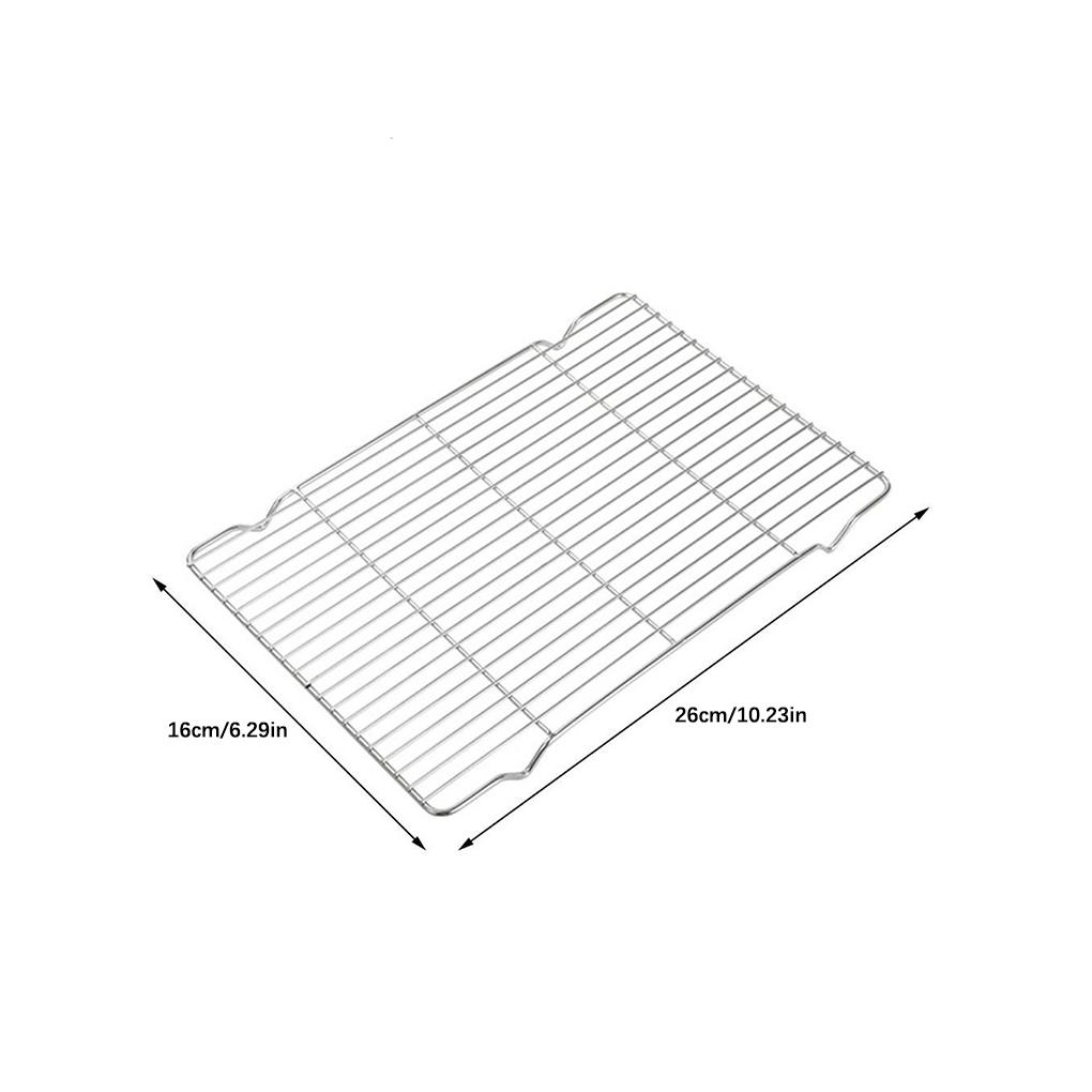 Grătar Plasă Raft de Răcire Instrument de Copt Oțel Inoxidabil Rezistent la Rugină Convenabil Gadget de Bucătărie Lavabil Durabil