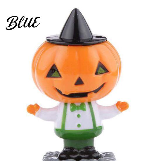 Kleines Geschenk für Autobesitzer Solartanzende Kürbispuppe, Halloween Armaturenbrett Dekoration, Gruselige Geist Spaß Konsolen Zubehör Figur Wackelnd
