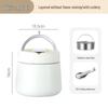Contenant alimentaire isotherme en acier inoxydable 304