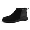Fashion New Arrival Suede Leather Mens Chelsea Boots Comfortable Slip on Biker Boot Elegantes High Top Shoes Business Male Ankle Botas