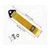 Car Heavy-Duty Tow Strap Compatible for Towing & Bumper Mount Trailer Ropes with Metal Brackets & Nylon Strap Auto Accessories