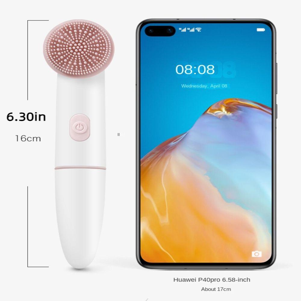 Two-in-one Vibrating Cleansing Brush Waterproof Facial Face Scrubber Brush  Face Washing Brush