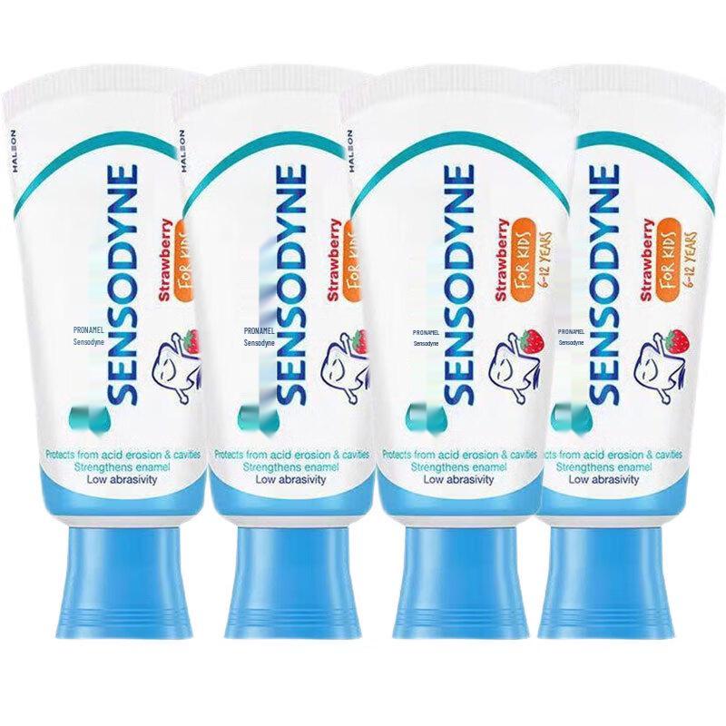 Sensodyne Kids Toothpaste Strawberry 65g x 4