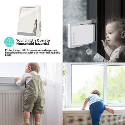 Portable  Protection  Glass Door Lock Unisex Safety Lock Cabinet Lock Slide Window Locks