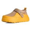 UGG Peakmod Cow Split Leather Round Toe Thick Sole Low Top Casual Shoes Unisex Casual Shoes Wheat-Yellow 1171355-MMM