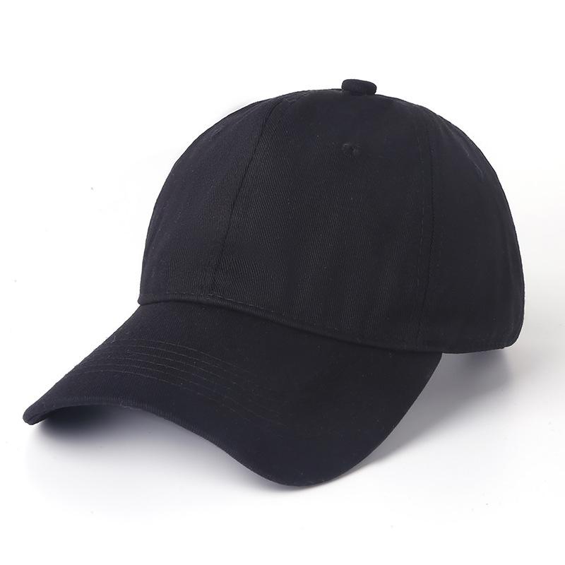 Factory Direct Custom 3D Puff Embroidery Unstructured Adjustable Baseball Cap MOQ 1 Piece чёрный