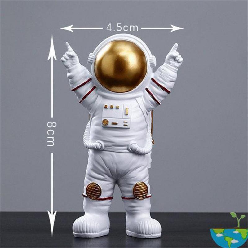 Resin Material Astronauts Ornaments Universal Cell Phone Stand Holder Bracket Gift Toys Home Office Desk Decoration Birthday Par