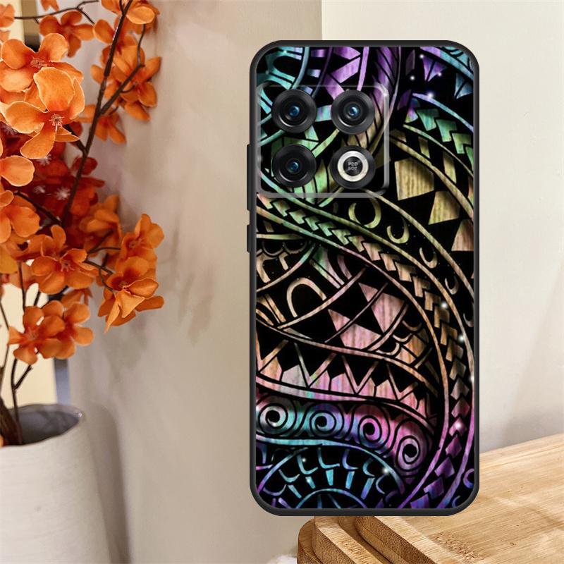 Maori Samoan Polynesian Tribal Funda For OnePlus 13R 13 12 12R 11 10 Pro 8T 10T OnePlus Nord 4 CE 2 3 Lite N30 N20 N10 Case