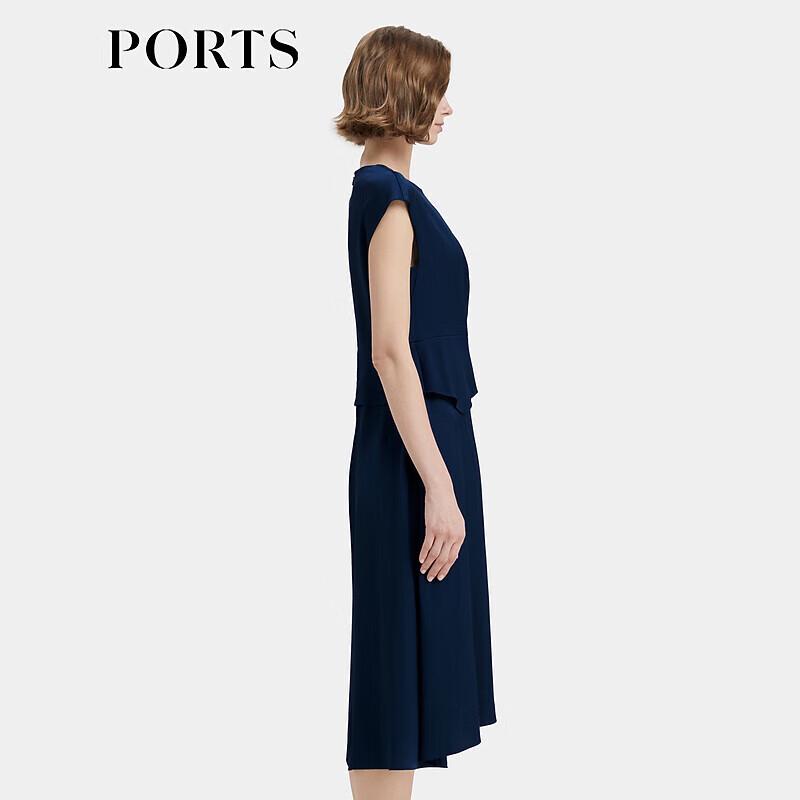 PORTS Summer Irregular Waist-Cinching Dress