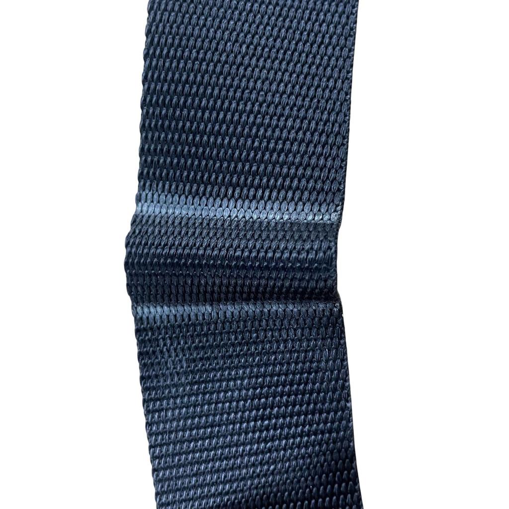 PRADA Triangular logo Shoulder Bag black unisex used