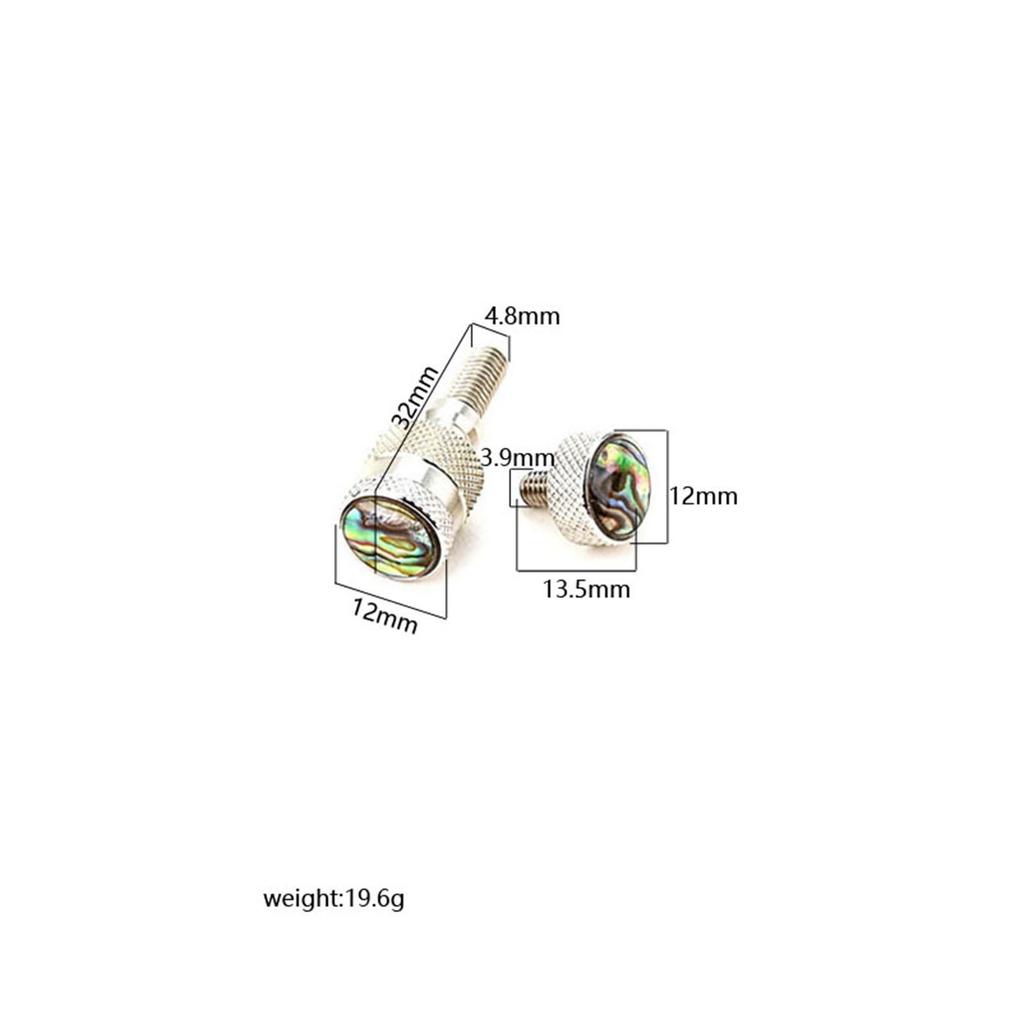 2x Śruby Regulacyjne Szyjki Saksofonu Instrument Dęty Drewniany Część Zamienna Śruba do Szyjki Zakrzywionej Popraw Dźwięk Saksofon Sopranowy dla Profesjonalistów