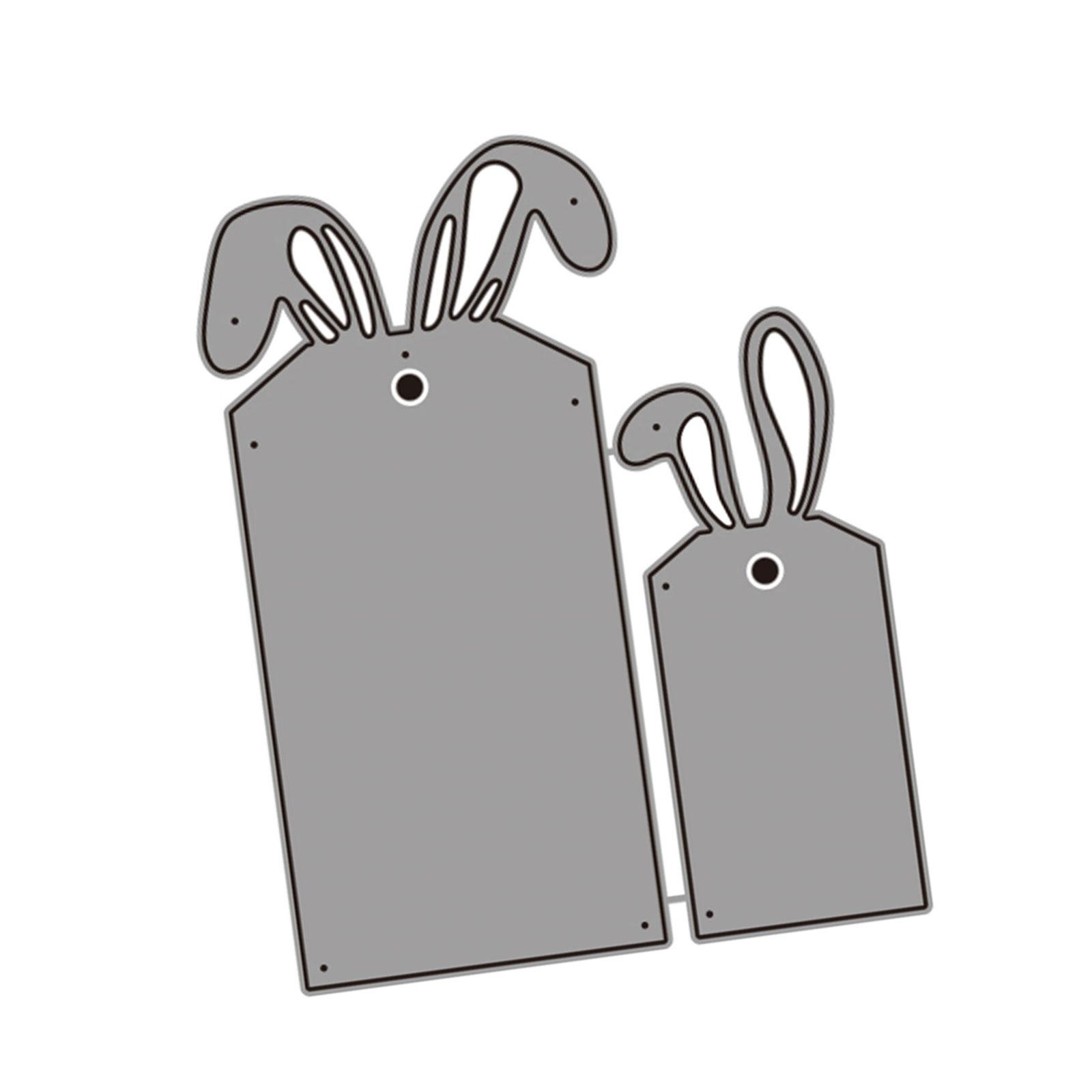 

Пасхальные кролики Тег Металлические вырубные штампы Углеродистая сталь Режущие штампы Трафареты для изготовления открыток Скрапбукинг Украшения B