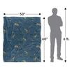 JQ Licensing 2 Silky Patterned Fishing Supersoft Blanket