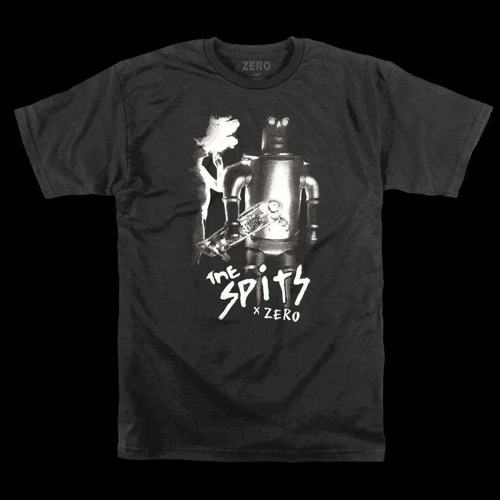 New ZERO Skateboards Vintage Men's Women's Black T-Shirt Size S To 4XL Summer Loose Short Sleeves Cotton T Shirt Top Tees Loose