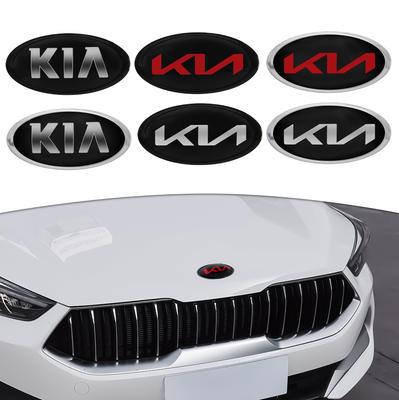 1Set Original Styling Car Front Hood Emblem Badge Sticker For Ceed Sportage Rio 3 Proceed K5 Sedona Forte Cerato Venga K3S