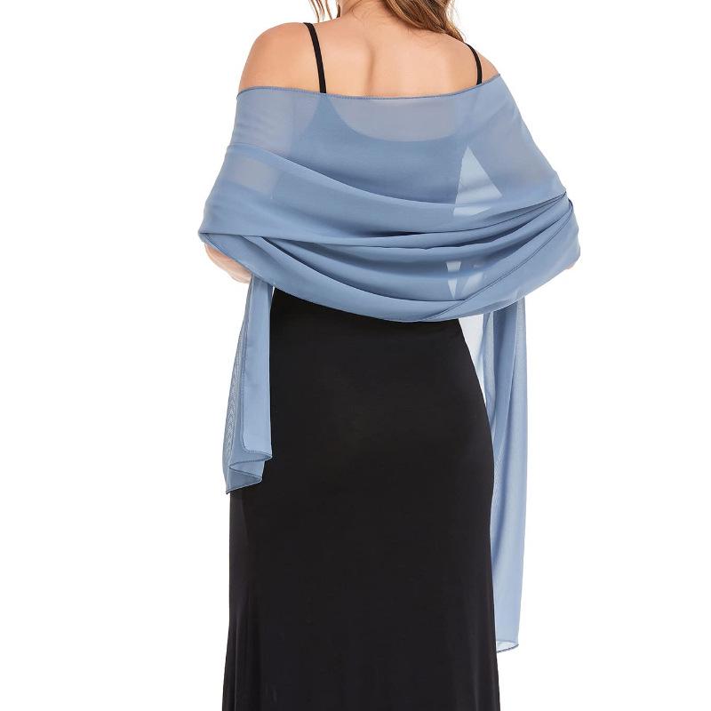 Women's Chiffon Evening Shawl and Wrap for Weddings and Bridesmaids