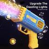 Children's Bubble Machine Parent Child Outdoor Handheld Bubble Gun Children's Christmas Gift Without Battery and Bubble Water