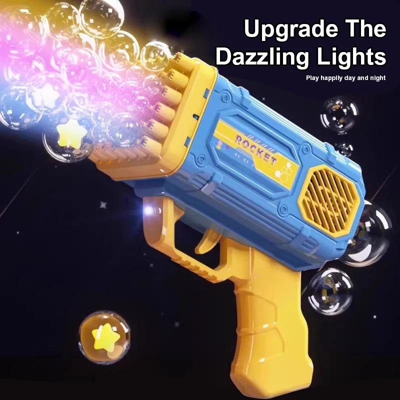 Children's Bubble Machine Parent Child Outdoor Handheld Bubble Gun Children's Christmas Gift Without Battery and Bubble Water