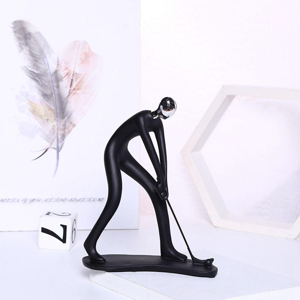 Home Decor Artwork Figure Sculpture Resin Crafts Character Ornaments Sports Figure Sculpture
