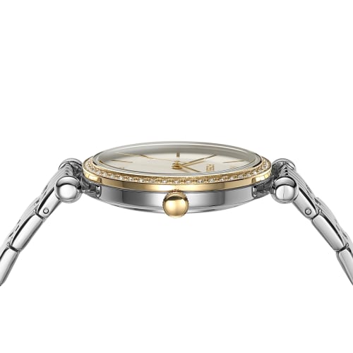 TILLIE Three-Hand Two-Tone Stainless Steel Watch