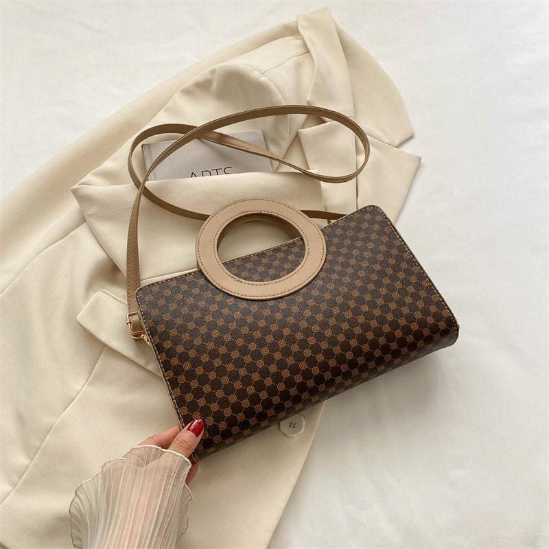 Fashionable Street Style Shoulder Bag Summer 2023 New Trendy Handbag Women хаки