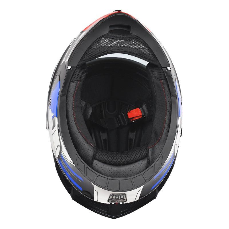 Full Face Motorcycle Helmet Men Women Winter Warm 3C Certified Flip-Up DOT ECE
